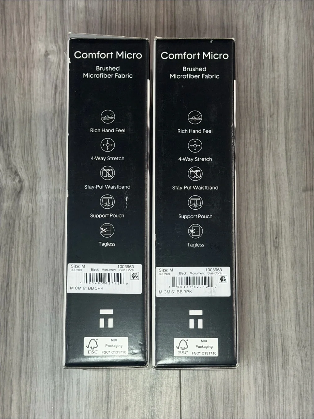Tommy John Comfort Micro Boxer Briefs 2- 3 Packs 6 Pair Mens Medium 31-34 NEW